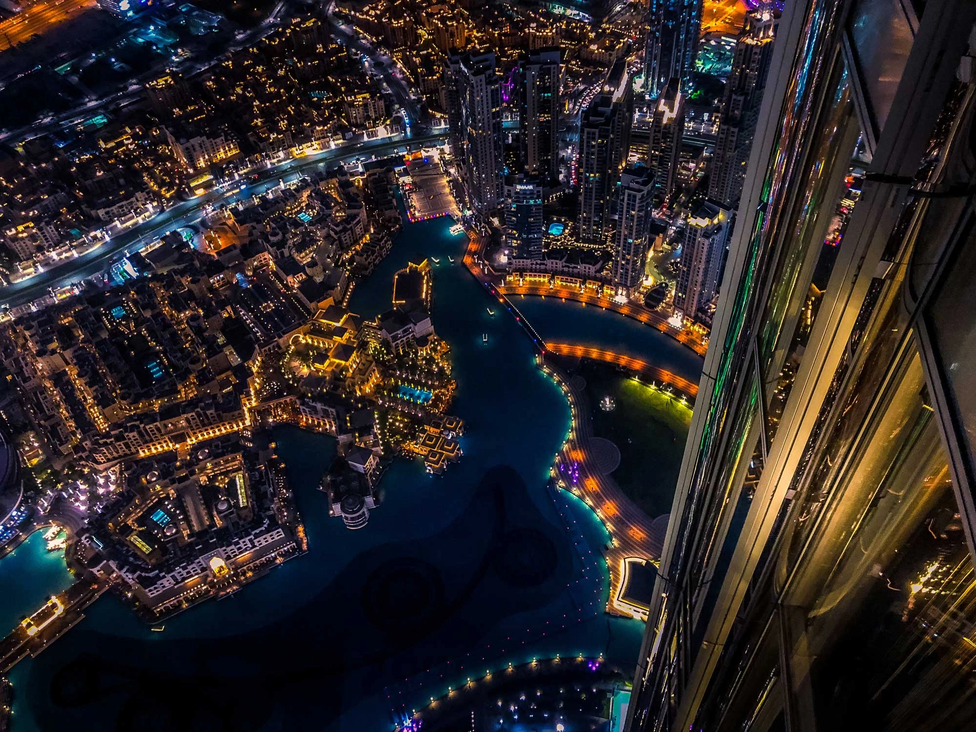 View from the top of Burj Khalifa
